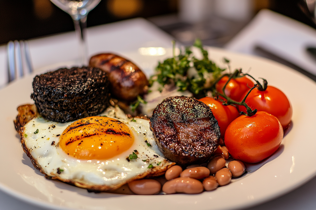 traditional full English breakfast