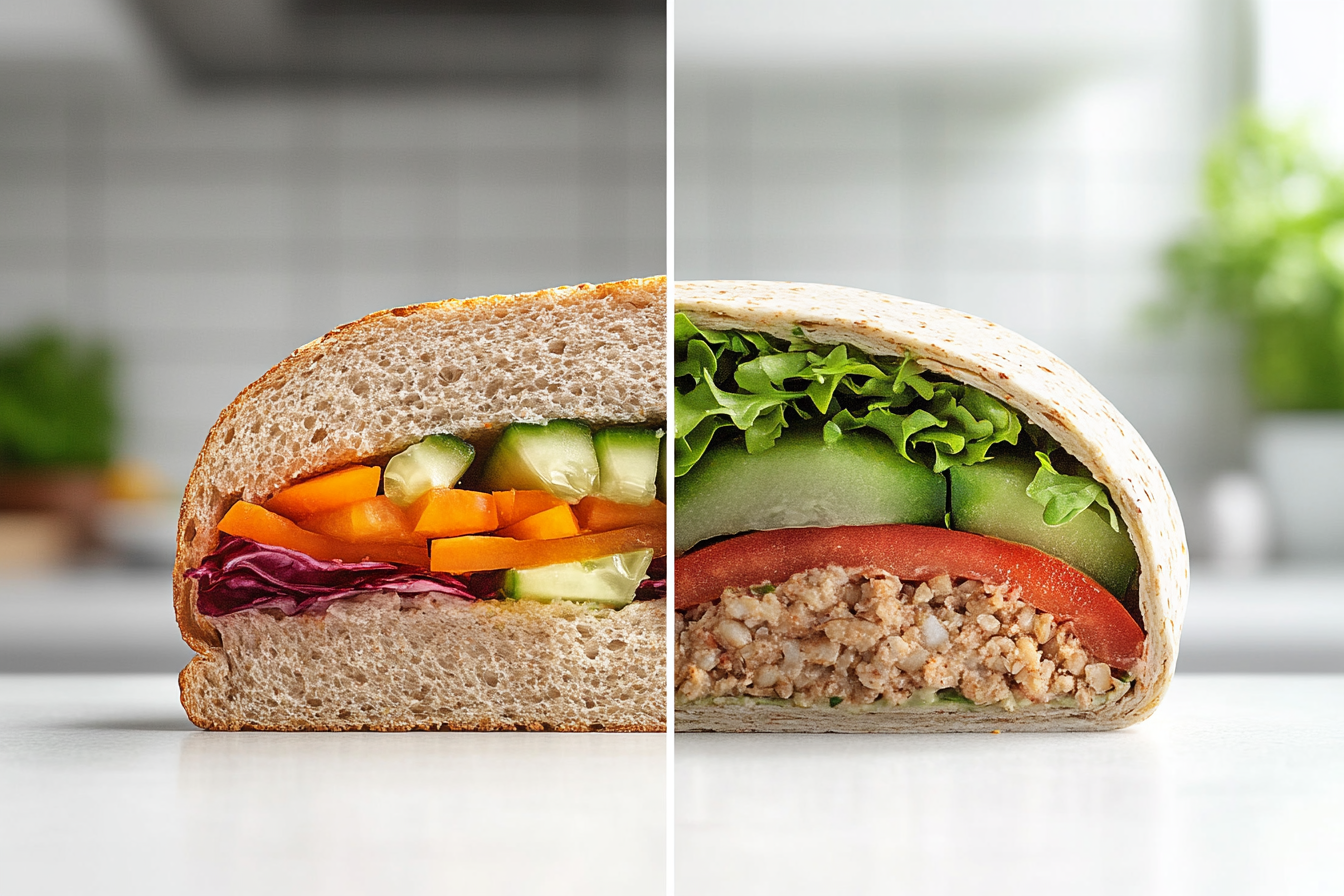 wraps vs sandwiches