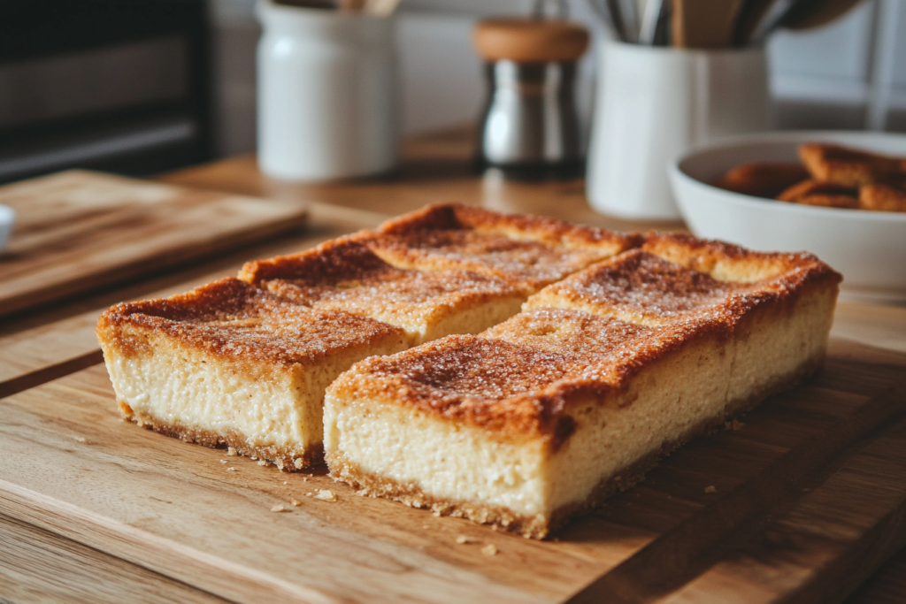 Delicious whole churro cheesecake