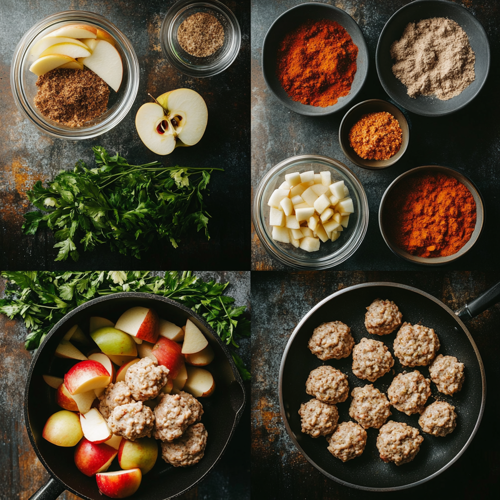 Chicken and Apple Sausage