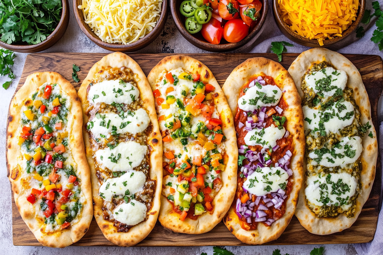 Naan Bread Pizzas