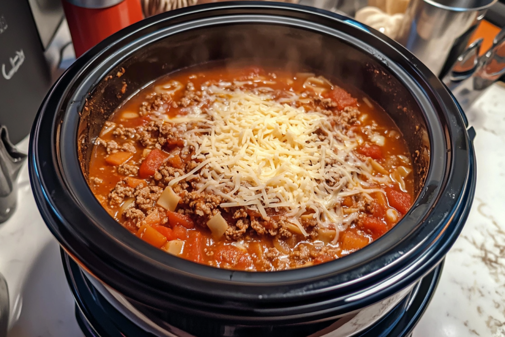 crockpot lasagna soup