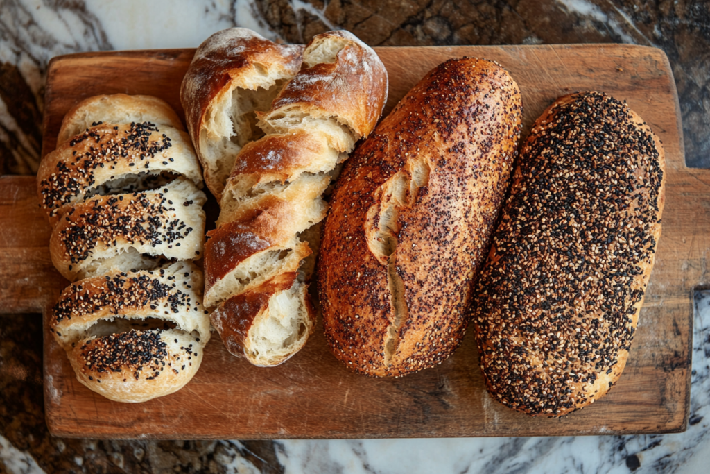 Variety of Moroccan breakfast breads