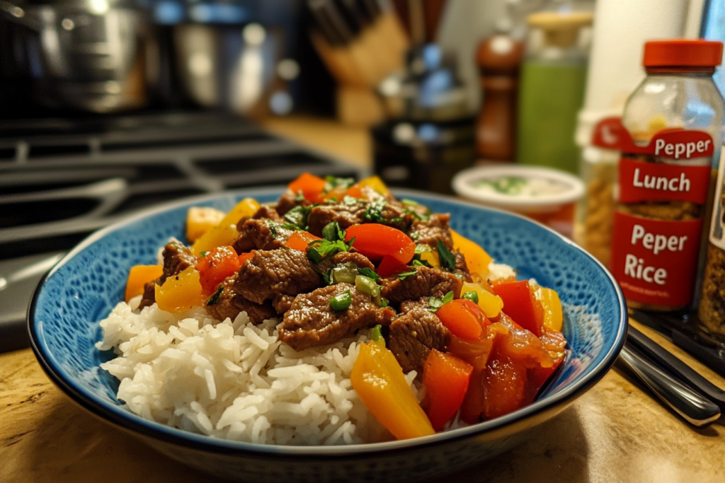 Pepper Lunch Beef Pepper Rice
