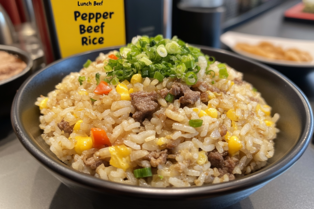 Pepper Lunch Beef Pepper Rice